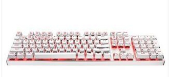 雷神白幽灵K75机械键盘