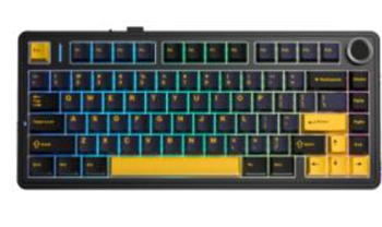 狼蛛AULA F75有线单色光键盘