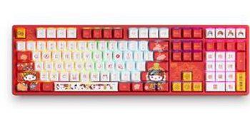 艾酷Akko 5108S RGB Hello Kitty 国风款B键盘