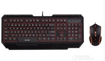 雷柏V100游戏键鼠套装