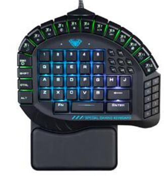 狼蛛881单手键盘