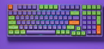 艾酷Akko 3098B三模 EVA-01初号机键盘