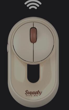 达尔优甜甜圈Z10无线鼠标