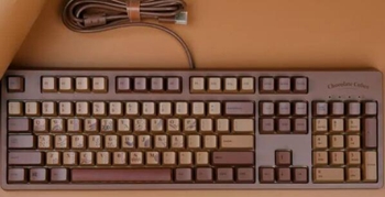 黑爵Chocolate cubes巧克力主题机械键盘