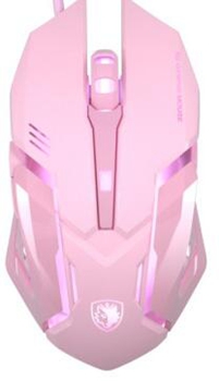 赛德斯粉色C6鼠标