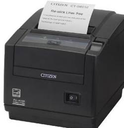 西铁城Citizen CT-S601II Re-stick Liner-free打印机